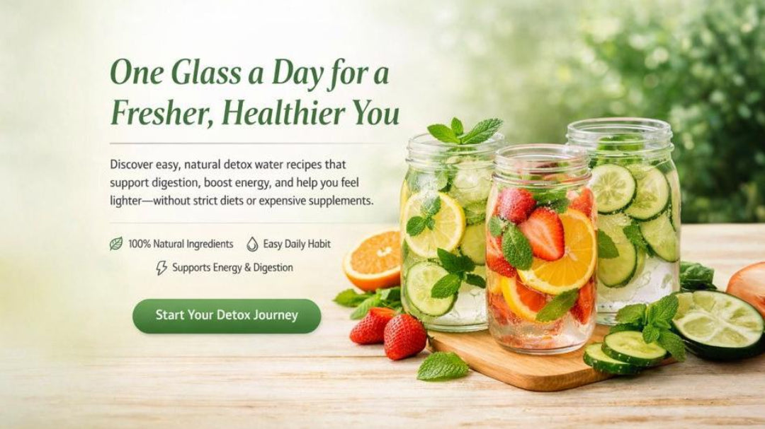 100 Detox Water Recipes for Weight, Skin & Digestion